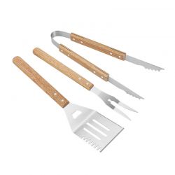 BBQ Outdoor Fork Shovel 3 Piece Set